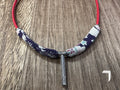 Necklace - Half Kimono with Silver Charm