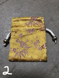 Brocade Drawstring Pouch - MORE COLORS