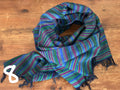 Fine weave footloomed shawl