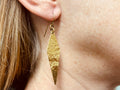 Earrings - brass hard sm
