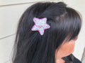 Stuffed Hair clip - Star