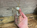 Ornament - Capiz Angel 3D Trumpet