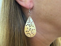 Earrings - MOP Teardrop Eyelet