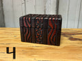 Wood Carved Box - 3" x 4"