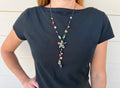 Necklace - Glass Bead Flower