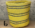Sisal basket with beads - LG
