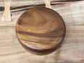 Bowl - Acacia Straight Edge 8"