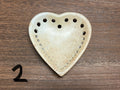 Soapstone Heart Dish Drilled - 4"