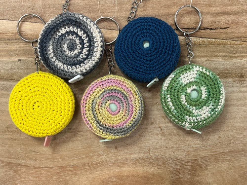 Crochet Measuring Tape Keychain
