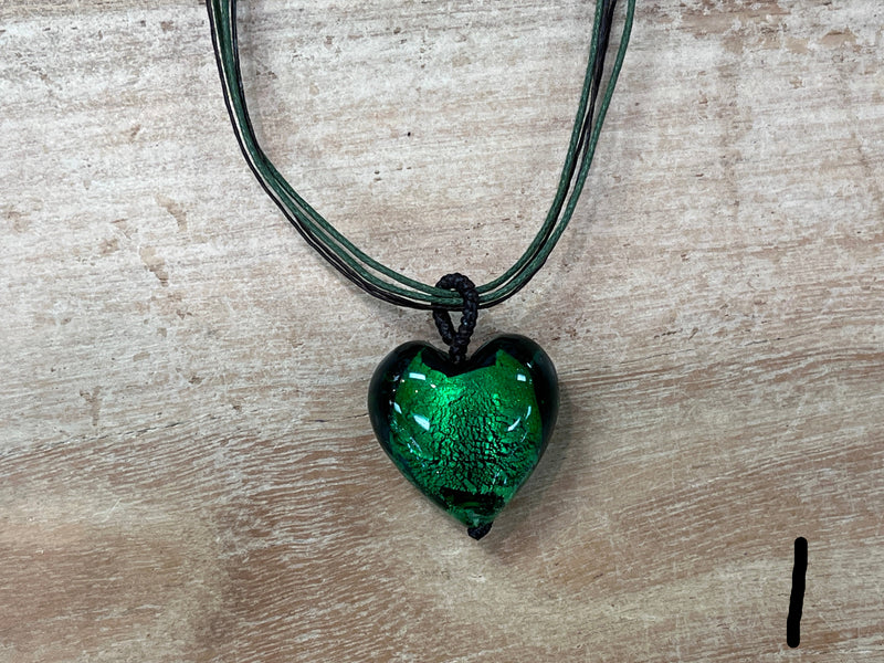 Necklace - Glass Heart