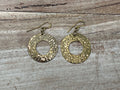 Earrings - Brass Open Circle
