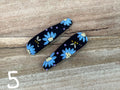 Hair Clips - Cute Embroidered (2 pieces)