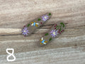 Hair Clips - Cute Embroidered (2 pieces)