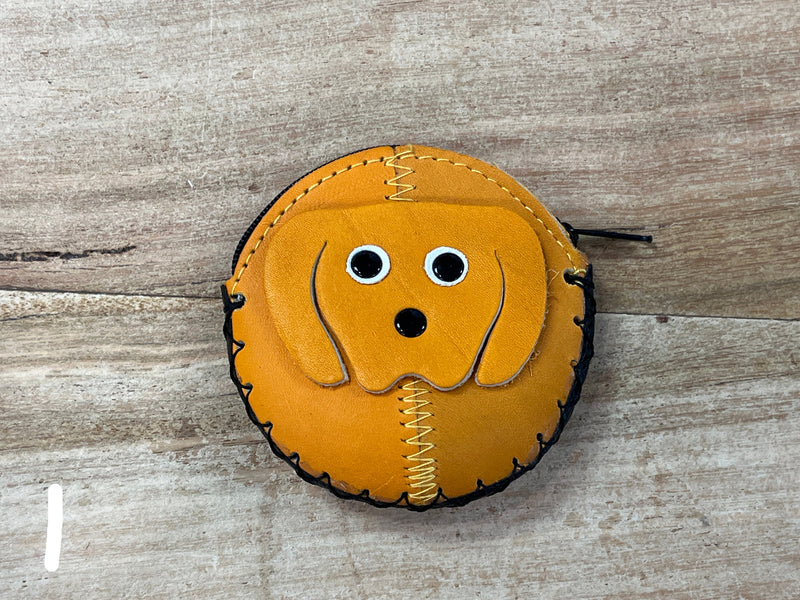 Coin Purse - Leather Animals