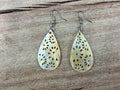 Earrings - MOP Teardrop Eyelet