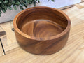 Bowl - Acacia Straight Edge 8"