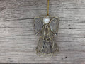 Ornament - Capiz Angel 3D Trumpet