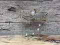 Ornament - Capiz Angel Harp w/ Pearl