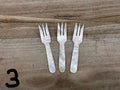 Utencil Sets of 3 - Mother of Pearl 4"