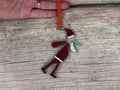 Ornament - Bead & Wire Santa