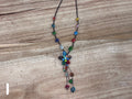 Necklace - Glass Bead Flower
