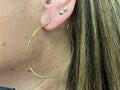 Earrings - Brass Hoop w/ Griyama