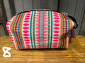 Toiletry Bag - Woven diamonds