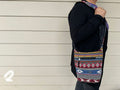 Hippy bag - woven tribal sm