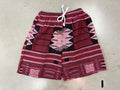 Handmade woven stretch shorts