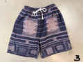 Handmade woven stretch shorts