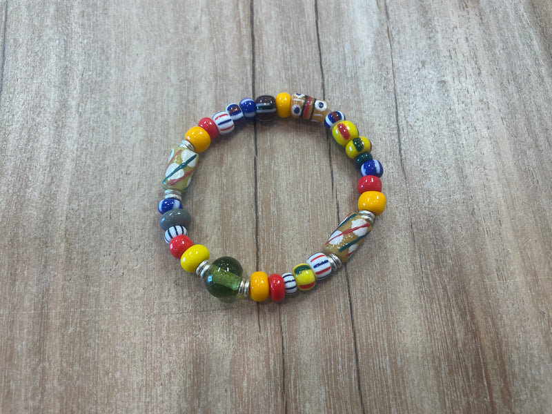 Bracelet - trade bead colorful