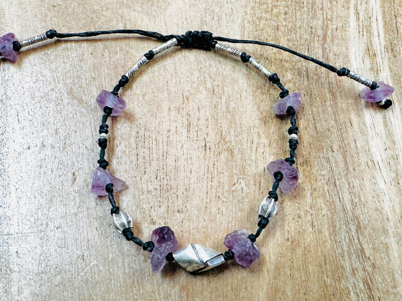 Bracelet - Amethyst & Silver