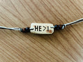 HE is greater than I Bracelet
