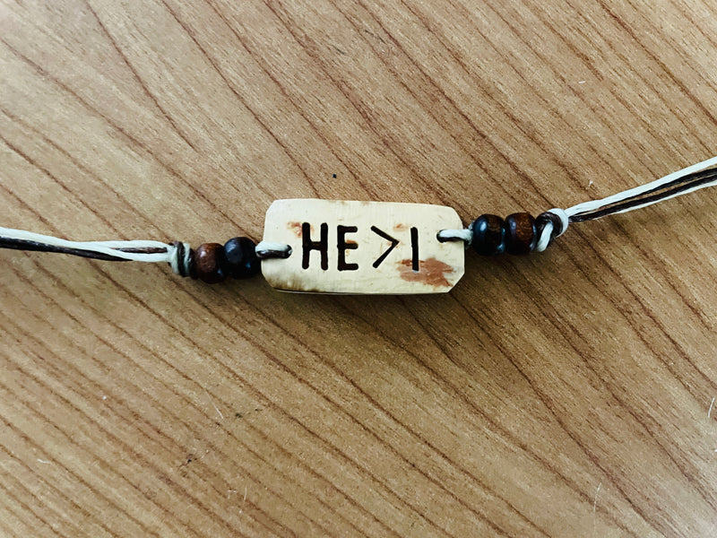 HE is greater than I Bracelet