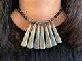 Necklace - aluminum fringe