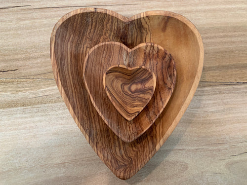 Heart Wood bowls - set of 3