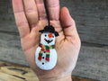 Beaded Ornament - Snowman