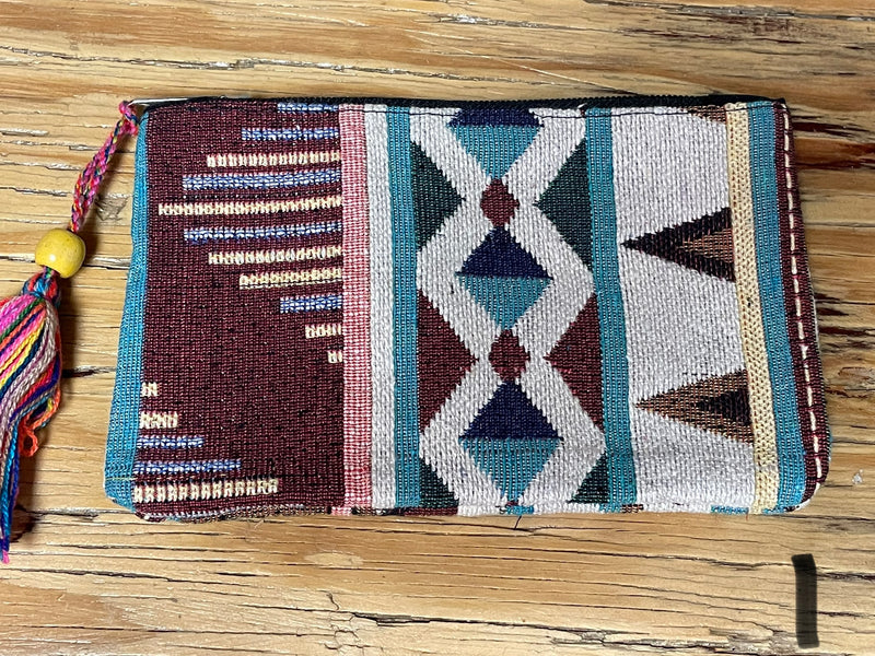 Cosmetic Bag - woven tribal