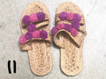 Hyacinth pom pom sandals size 35/36 - women's 5-6
