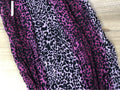 Cheetah twisted scarf