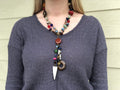 Necklace - Mixed Bead Joint with Charms