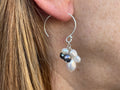 Earrings - pearls & stones