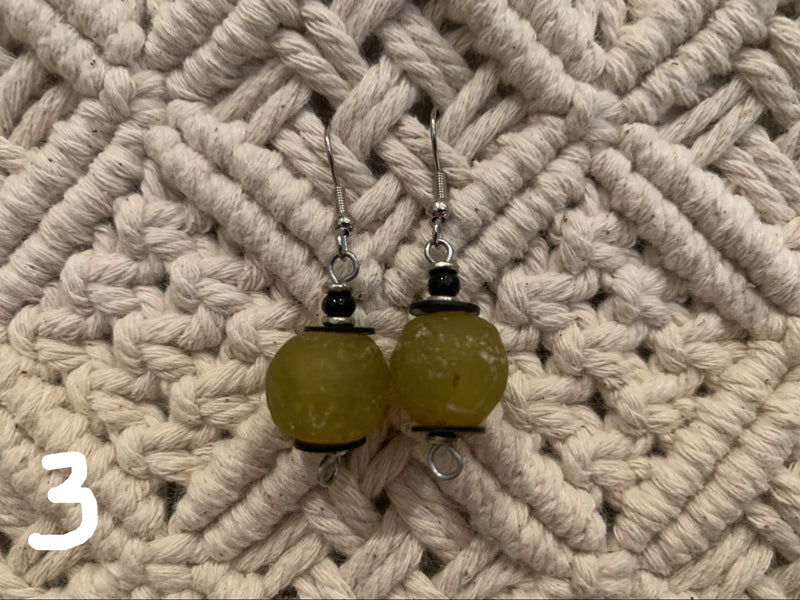 Earring boho glass - MORE COLORS