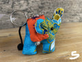 Keychain - stuffed elephant