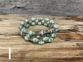 SIMPLE Paper bead memory wire bracelet - OTHER COLORS