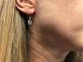Earrings - silver dangle med