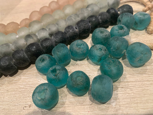 Recycled glass beads - loose