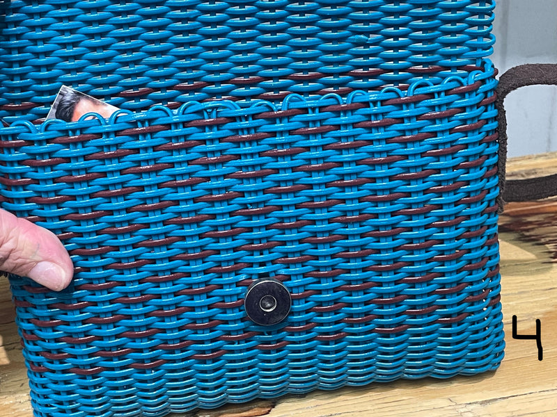 Plastic crossbody bag