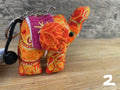 Keychain - stuffed elephant