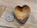 Tiny wooden heart bowl